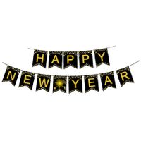 Christmas New Year Basic Simple Style Classic Style Letter Plastic Indoor Party Festival Tablecloth Banner sku image 4