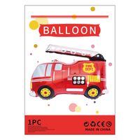 Geburtstag Cartoon-stil Süß Auto Flugzeug Aluminiumfolie Innen Gruppe Luftballons sku image 8