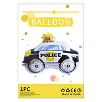 Geburtstag Cartoon-stil Süß Auto Flugzeug Aluminiumfolie Innen Gruppe Luftballons sku image 14