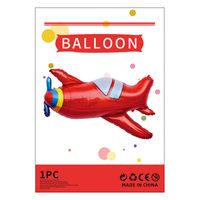 Geburtstag Cartoon-stil Süß Auto Flugzeug Aluminiumfolie Innen Gruppe Luftballons sku image 3
