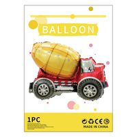 Geburtstag Cartoon-stil Süß Auto Flugzeug Aluminiumfolie Innen Gruppe Luftballons sku image 17