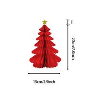 Christmas Cartoon Style Cute Christmas Tree Snowman Paper Indoor Party Festival Hanging Ornaments sku image 4