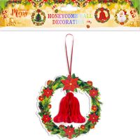Christmas Cartoon Style Cute Christmas Tree Snowman Paper Indoor Party Festival Hanging Ornaments sku image 19