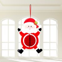 Christmas Cartoon Style Cute Christmas Tree Snowman Paper Indoor Party Festival Hanging Ornaments sku image 21