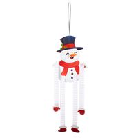 Christmas Cartoon Style Cute Christmas Tree Snowman Paper Indoor Party Festival Hanging Ornaments sku image 30