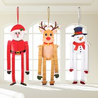 Christmas Cartoon Style Cute Christmas Tree Snowman Paper Indoor Party Festival Hanging Ornaments main image 2