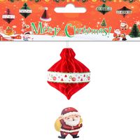 Christmas Cartoon Style Cute Christmas Tree Snowman Paper Indoor Party Festival Hanging Ornaments sku image 12