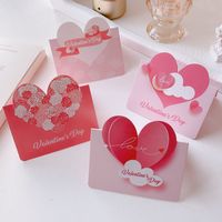 Valentine's Day Simple Style Heart Shape Paper Daily Party Card main image 4