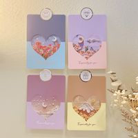 Simple Style Heart Shape Paper Daily Party Card main image 5