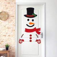 Christmas Cartoon Style Santa Claus Snowman Felt Cloth Party Festival Decorative Props main image 3