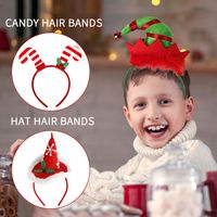 Christmas Cartoon Style Cute Christmas Hat Santa Claus Plastic Party Headband main image 4