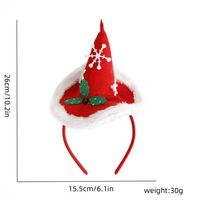 Christmas Cartoon Style Cute Exaggerated Christmas Hat Plastic Festival Street Headband sku image 9