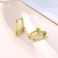 1 Pair Basic Retro Heart Shape Bow Knot Plating Copper Alloy Brass 14K Gold Plated Ear Studs main image 4