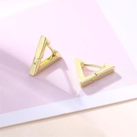 1 Pair Basic Retro Heart Shape Bow Knot Plating Copper Alloy Brass 14K Gold Plated Ear Studs sku image 7