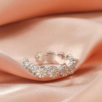 Vintage Style Solid Color Alloy Women's Open Rings main image 5