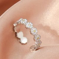 Vintage Style Solid Color Alloy Women's Open Rings sku image 1