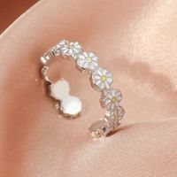 Vintage Style Solid Color Alloy Women's Open Rings main image 6