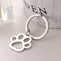 Simple Style Solid Color 201 Stainless Steel Keychain main image 5