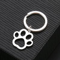 Simple Style Solid Color 201 Stainless Steel Keychain main image 2