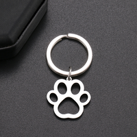 Simple Style Solid Color 201 Stainless Steel Keychain sku image 1