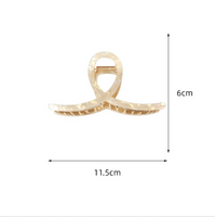 Simple Style Color Block Alloy Hair Claws main image 2