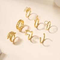 Simple Style Classic Style Rabbit Floral Alloy Hollow Out Women's Rings main image 4