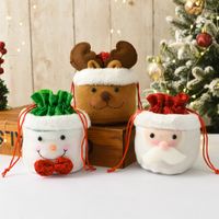 Christmas Cartoon Style Cute Santa Claus Snowman Cloth Family Gathering Party Festival Gift Bags main image 1