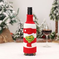 Christmas Cute Santa Claus Snowman Knit Daily Festival Bottle Cover sku image 4