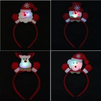Christmas Cartoon Style Cute Snowman Elk Cloth Party Festival Headband main image 4
