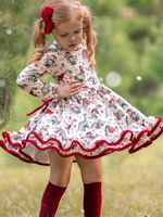 Casual Animal Cartoon Polyester Girls Dresses sku image 4