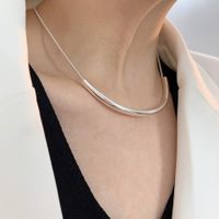 Vintage Style Geometric Solid Color Copper Necklace main image 1