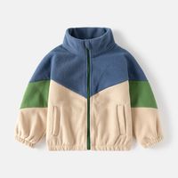 Sports Color Block Polyester Boys Outerwear sku image 1