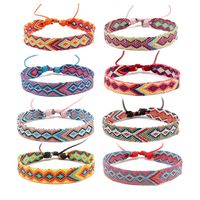 Retro Rhombus Nylon Handmade Women's Bracelets main image 4