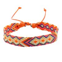Retro Rhombus Nylon Handmade Women's Bracelets sku image 8