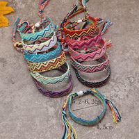 Bohemian Waves Rhombus Nylon Handmade Tassel Women's Bracelets main image 3