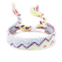 Bohemian Waves Rhombus Nylon Handmade Tassel Women's Bracelets sku image 3