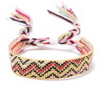 Bohemian Waves Rhombus Nylon Handmade Tassel Women's Bracelets sku image 5