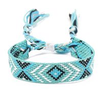 Vintage Style Rhombus Nylon Handmade Tassel Women's Bracelets sku image 2