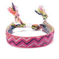 Bohemian Waves Rhombus Nylon Handmade Tassel Women's Bracelets sku image 9