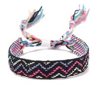 Bohemian Waves Rhombus Nylon Handmade Tassel Women's Bracelets sku image 12