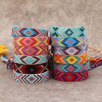Vintage Style Rhombus Nylon Handmade Tassel Women's Bracelets main image 1