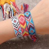 Style Vintage Rhombe Nylon Fait Main Gland Femmes Bracelets main image 3