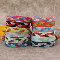 Bohemian Rhombus Nylon Cotton Handmade Tassel Women's Bracelets main image 1