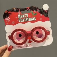 Christmas Cartoon Style Cute Christmas Tree Snowman Nonwoven Party Festival Photography Props sku image 1