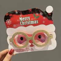 Christmas Cartoon Style Cute Christmas Tree Snowman Nonwoven Party Festival Photography Props sku image 2
