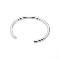 Luxurious Romantic Solid Color Stainless Steel Plating 18k Gold Plated Bangle sku image 4