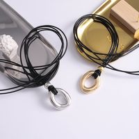 Classic Style Simple Metal Plating Gold Plated Silver Plated Women's Pendant Necklace main image 1