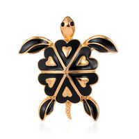 Streetwear Tortoise Animal Dragonfly Alloy Inlay Rhinestones Unisex Brooches sku image 6