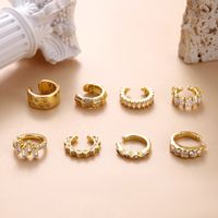 1 Piece Ear Cartilage Rings & Studs Cool Style Shiny Geometric Copper Plating Inlay Zircon main image 2