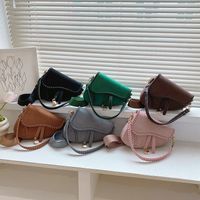 Women's All Seasons Pu Leather Solid Color Streetwear Shell Flip Cover Shoulder Bag Handbag main image 1